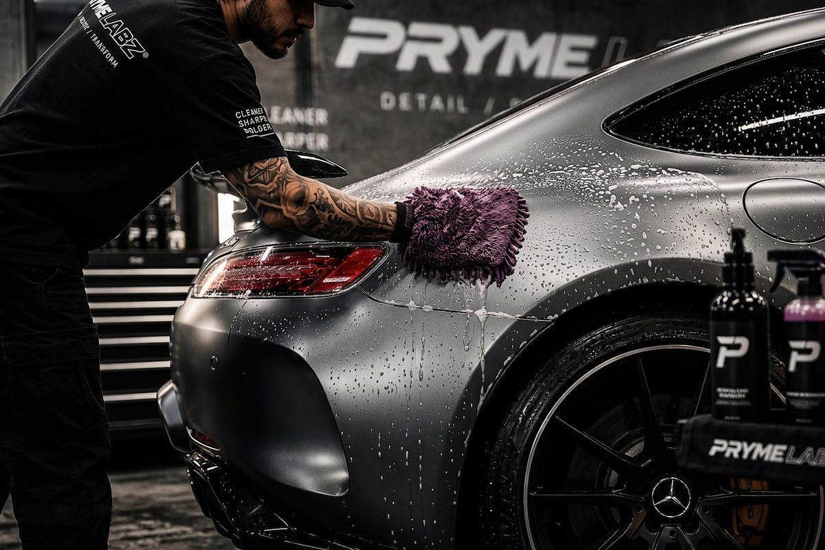 Matte-safe hand wash — Mercedes-AMG GT