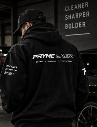 Detailer Hoodie worn on location